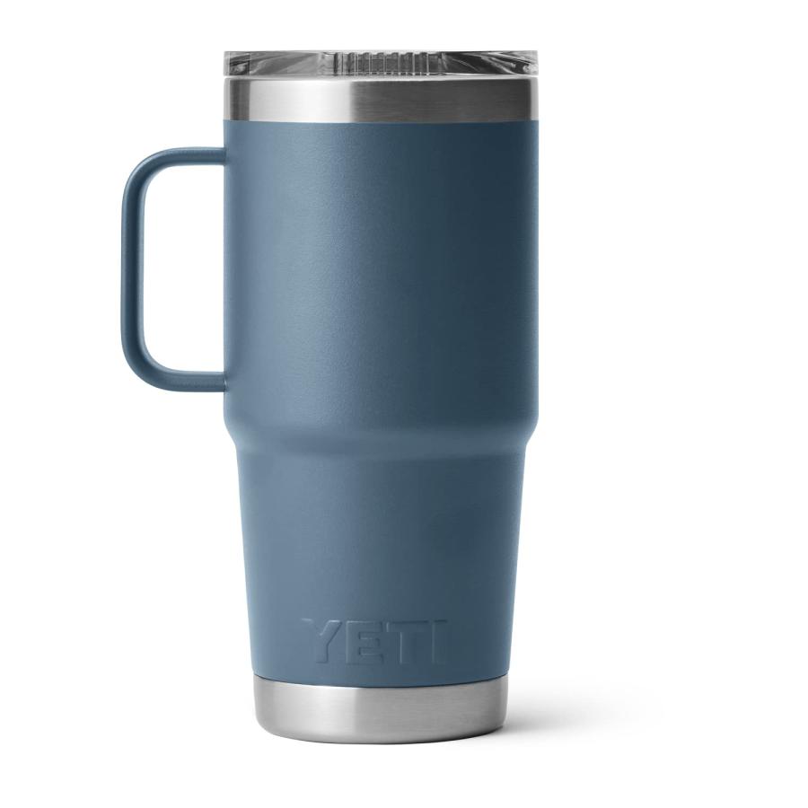 YETI Rambler 20オンス トラベルマグ ストロングホールド蓋付き 真空断熱 ステンレス製、ノルディックブルー | YETI | 02