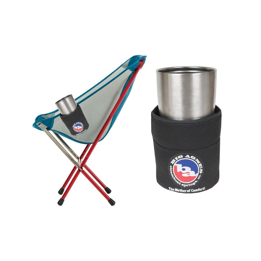 BIG AGNES CAMP CHAIR DRINK HOLDER, BLACK, ONE SIZE | BIG AGNES