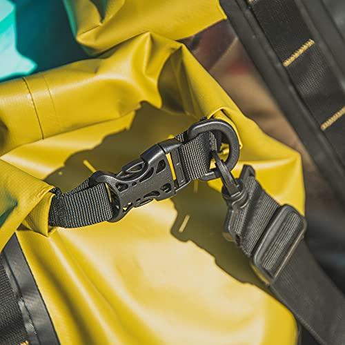 PELICAN EXODRY 30L LARGE DRYBAG BLACK WATERPROOF BACKPACK-TYPE SHOULDER STRAPS THICK & LIGHTWEIGHT ROLL TOP COMPRESSION KEEPS GEAR DRY FOR KAYAKI | PELICAN PRODUCTS | 01