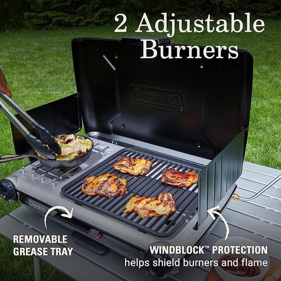 COLEMAN CAMPING STOVECLASSIC 2 IN 1 CAMPING GRILL/STOVE | Coleman | 05