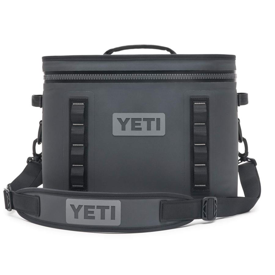 YETI Hopper Flip 18 ポータブルソフトクーラー:YETI、チャコール | YETI