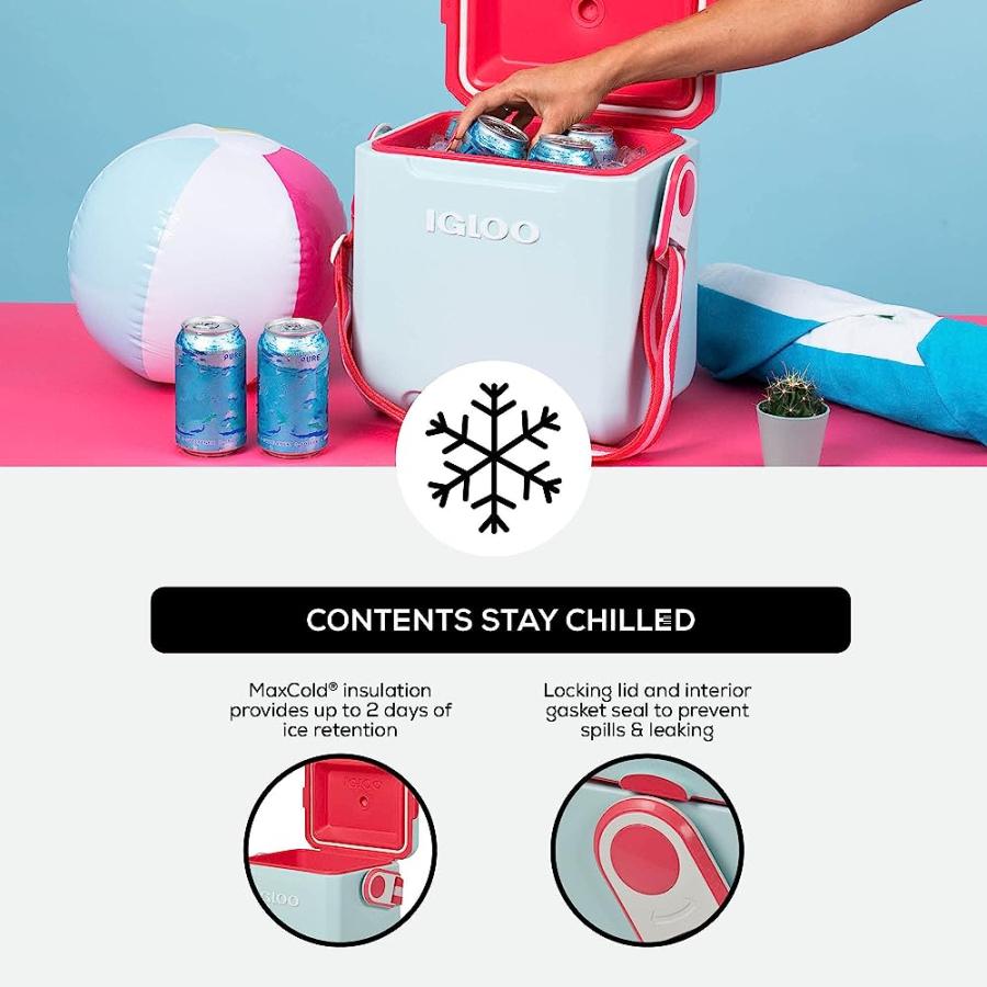 IGLOO MIST 11 QT TAG ALONG TOO STRAPPED PICNIC STYLE COOLER | igloo | 03