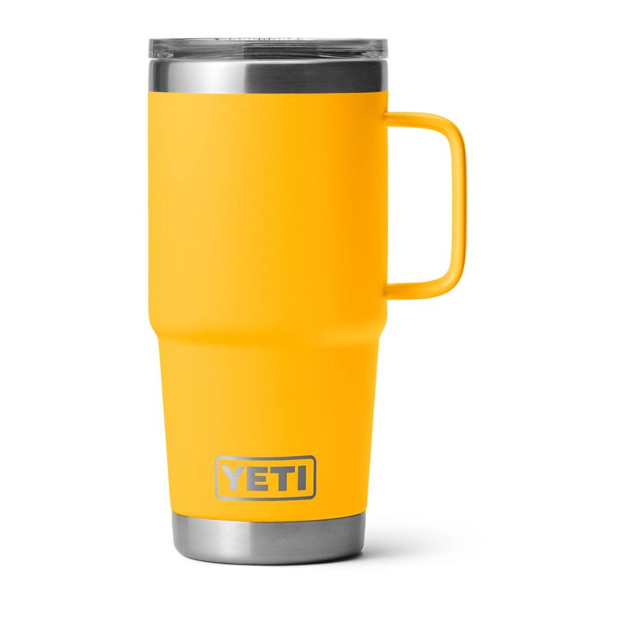 YETI Rambler 20オンス トラベルマグ ストロングホールド蓋付き 真空断熱 ステンレス製、アルパインイエロー | YETI | 02