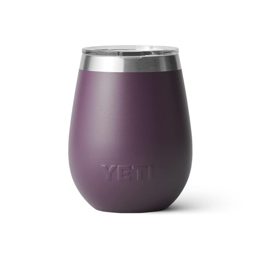 YETI Rambler 10オンス ワインタンブラー マグスライダー蓋付き 真空断熱 ステンレス製、ノルディックパープル | YETI | 04