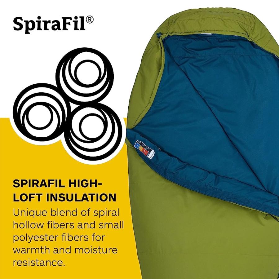 MARMOT VOYAGER 55 MUMMY SLEEPING BAG, CILANTRO, REGULAR | Marmot | 02