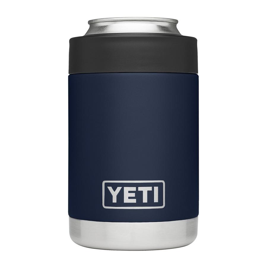 YETI Rambler 12オンス コルスター 缶クーラー:YETI 真空断熱 ステンレス製、ネイビー | YETI