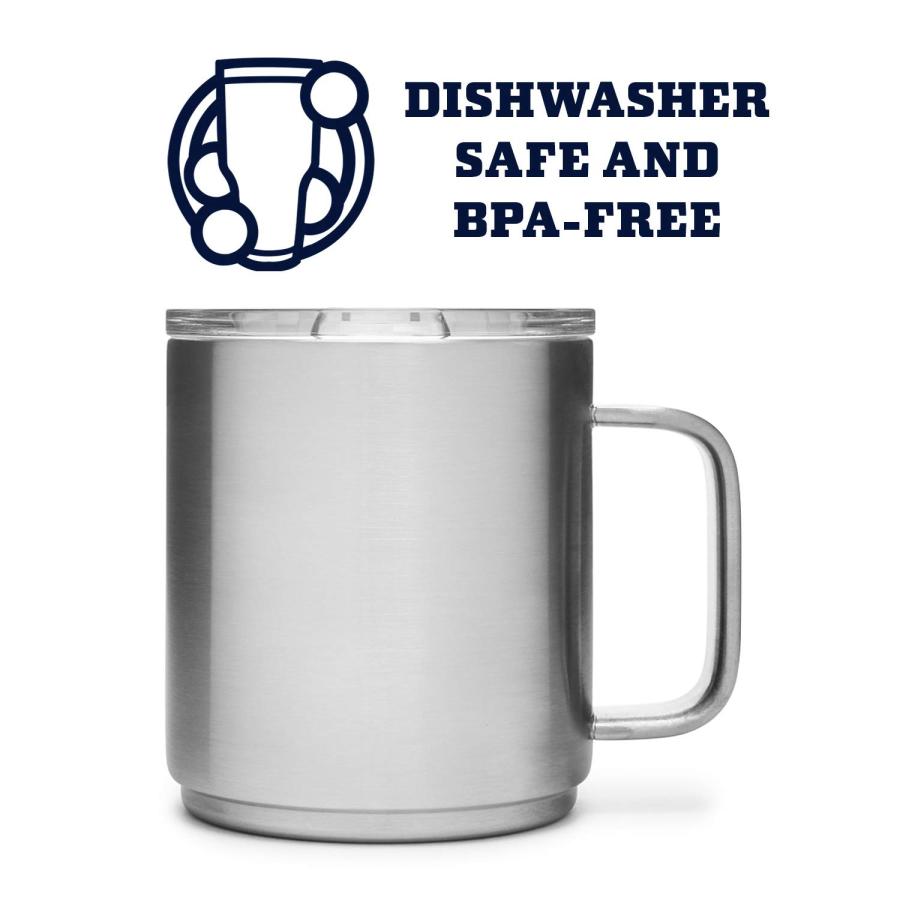 YETI Rambler 10オンス スタッカブルマグ マグスライダー蓋付き 真空断熱 ステンレス製、ステンレス | YETI | 03