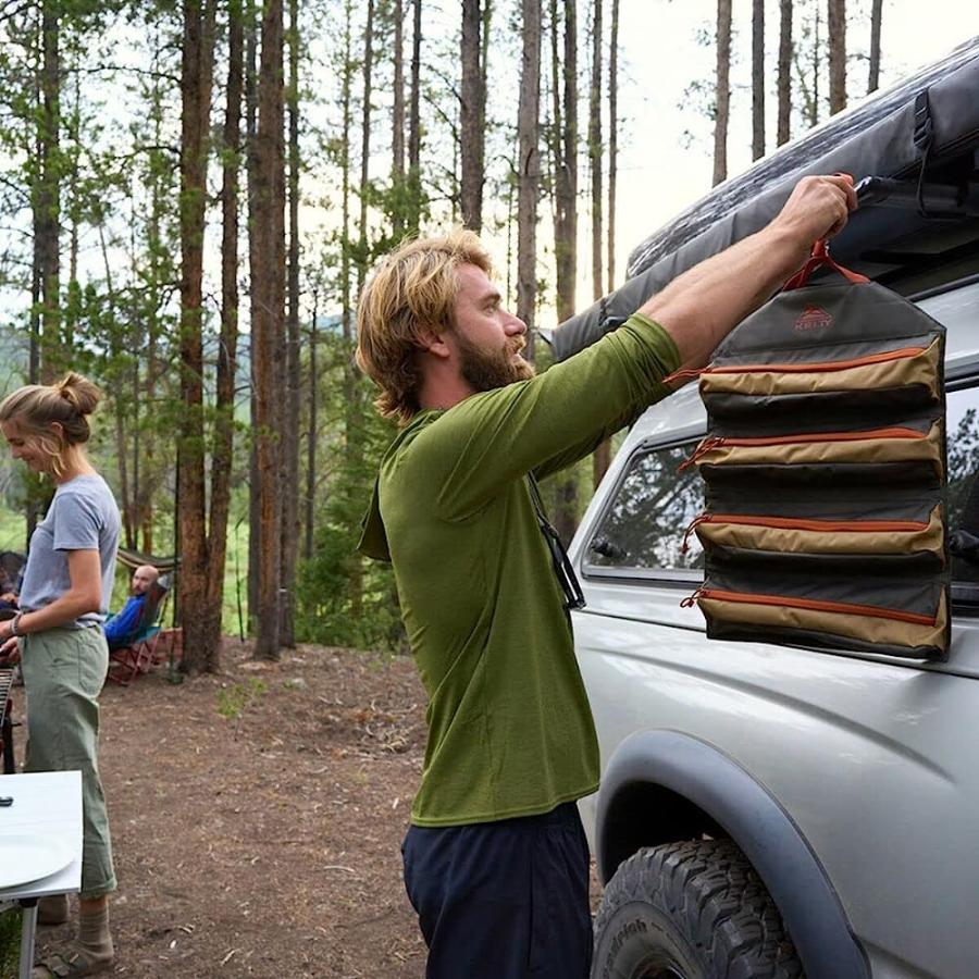 KELTY CHEF ROLL KITCHEN BASICS ORGANIZATION KIT FOR COOKING TOOLS, KNIVES, DEEP ZIPPERED POCKETS, ROLLUP STORAGE | KELTY | 06