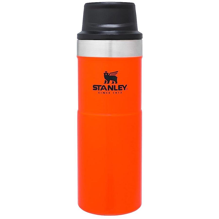 STANLEY ALUMINUM 10-06439-217 THE TRIGGER-ACTION TRAVEL MUG BLAZE ORANGE 16OZ / .47L | STANLEY