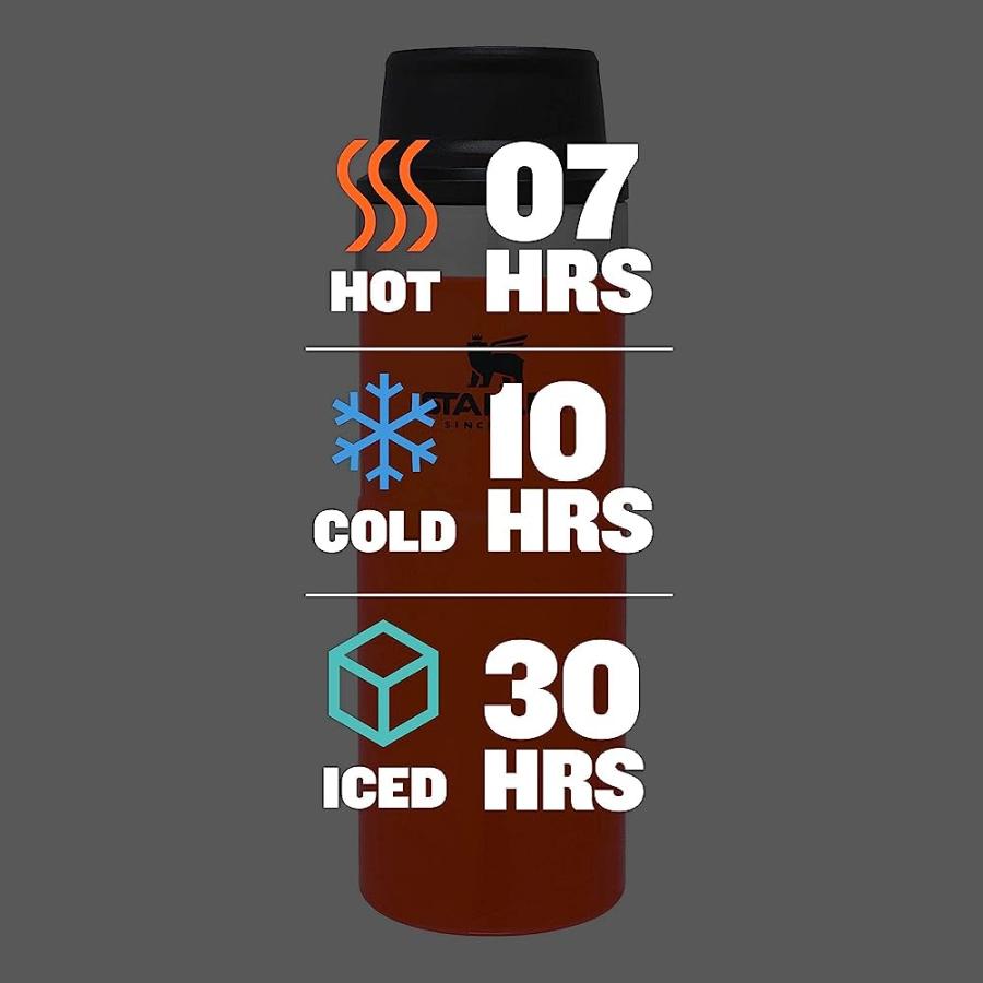 STANLEY ALUMINUM 10-06439-217 THE TRIGGER-ACTION TRAVEL MUG BLAZE ORANGE 16OZ / .47L | STANLEY | 02