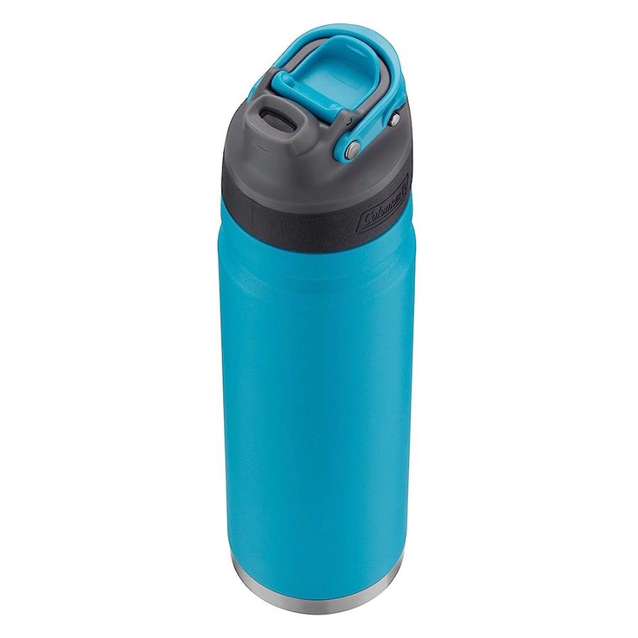 COLEMAN FREEFLOW AUTOSEAL INSULATED STAINLESS STEEL WATER BOTTLE, 24OZ, CARIBBEAN SEA | Coleman | 01