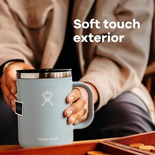 HYDRO FLASK MUG - STAINLESS STEEL REUSABLE TEA COFFEE TRAVEL MUG - VACUUM INSULATED, BPA-FREE, NON-TOXIC BLACK 6 OZ | HYDRO FLASK | 06