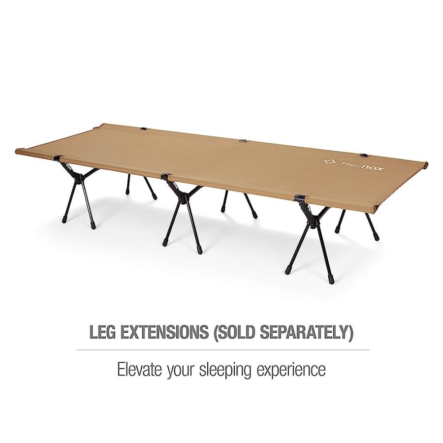 HELINOX COT ONE LIGHTWEIGHT, COMPACT, COLLAPSIBLE, PORTABLE CAMPING COT, REGULAR, COYOTE TAN | Helinox | 05