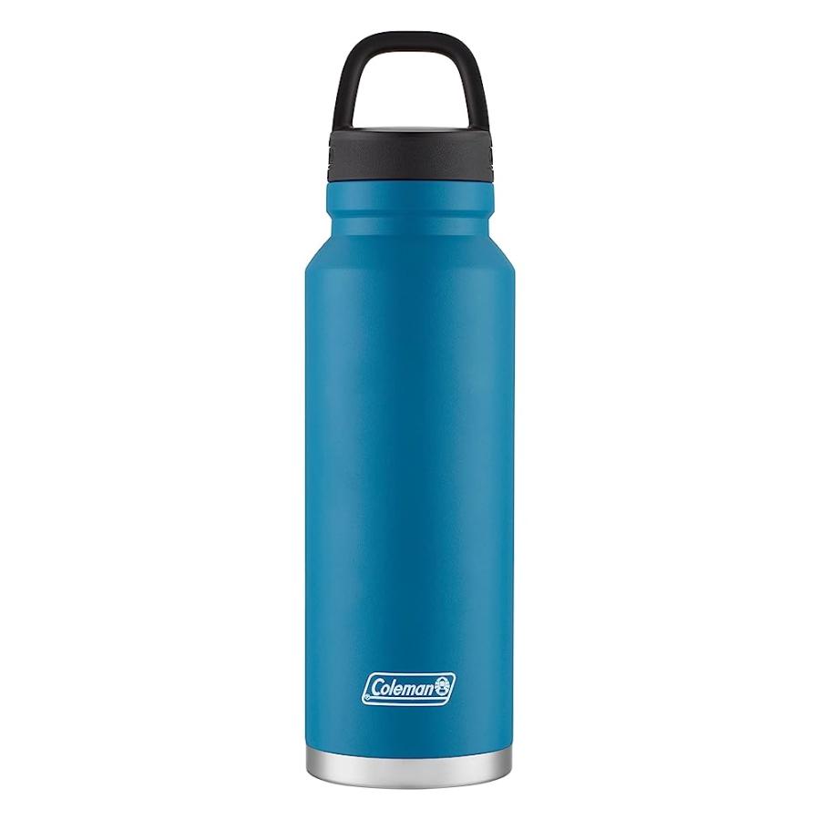 COLEMAN CONNECTOR 24 OZ. STAINLESS STEEL WIDE MOUTH WATER BOTTLE, DEEP OCEAN | Coleman