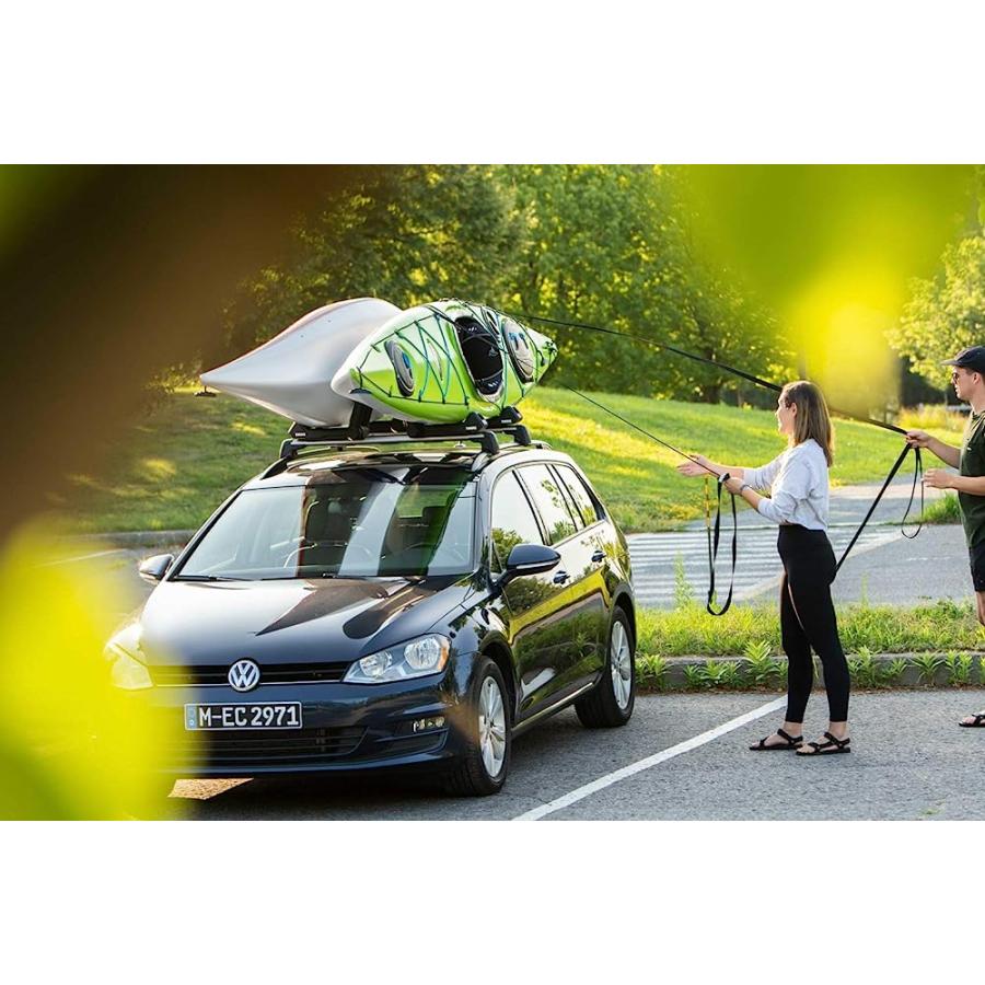 PELICAN ROOF RACK TIE DOWN DELUXE STRAP WITH BUCKLE BUMPER - FOR KAYAKS, CANOES, SURFBOARDS AND PADDLE BOARDS - 15 FEET - PS1955, BLACK | PELICAN PRODUCTS | 03