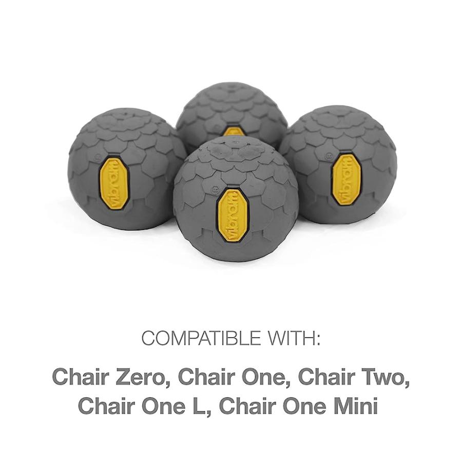 HELINOX CHAIR STABILIZING VIBRAM RUBBER BALL FEET (SET OF 4), 45MM, GREY | Helinox | 01