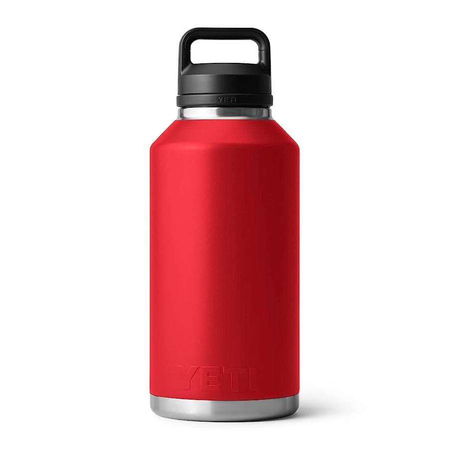YETI RAMBLER 64 OZ BOTTLE, VACUUM INSULATED, STAINLESS STEEL WITH CHUG CAP, RESCUE RED | YETI | 04