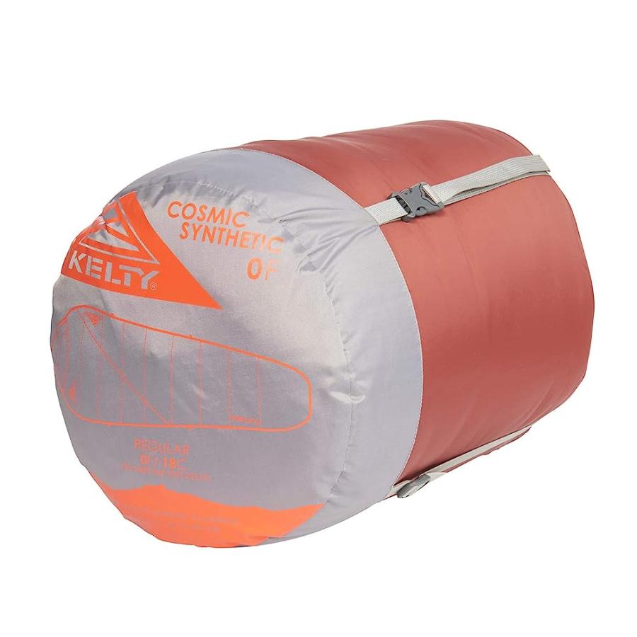 KELTY COSMIC SYNTHETIC FILL 0 DEGREE BACKPACKING SLEEPING BAG, REGULAR COMPRESSION STRAPS, STUFF SACK INCLUDED | KELTY | 02