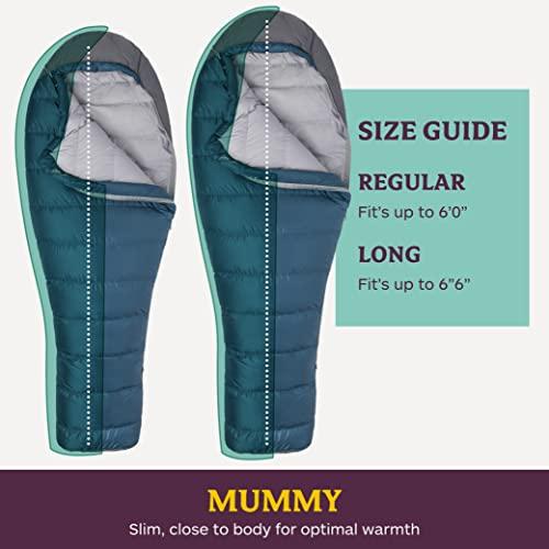 MARMOT IRONWOOD MUMMY SLEEPING BAG | DOWN-FILLED, LIGHTWEIGHT, 20-DEGREE RATING, DENIM/STEEL ONYX, REGULAR | Marmot | 05