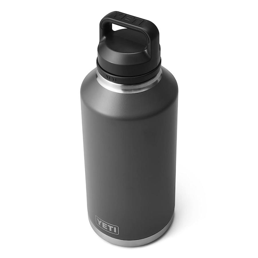 YETI RAMBLER 64 OZ BOTTLE, VACUUM INSULATED, STAINLESS STEEL WITH CHUG CAP, CHARCOAL | YETI | 02