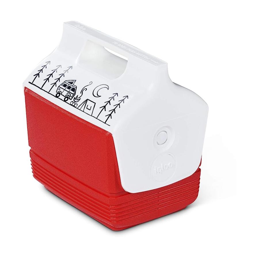 IGLOO 4 QUART LIMITED EDITION DAVID ROLLYN PORTABLE LUNCHBOX PLAYMATE MINI COOLER ICE BOX, SMALL (48848) | igloo | 01