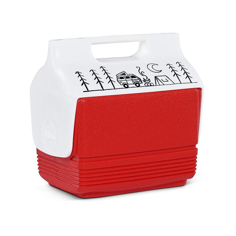 IGLOO 4 QUART LIMITED EDITION DAVID ROLLYN PORTABLE LUNCHBOX PLAYMATE MINI COOLER ICE BOX, SMALL (48848) | igloo | 04