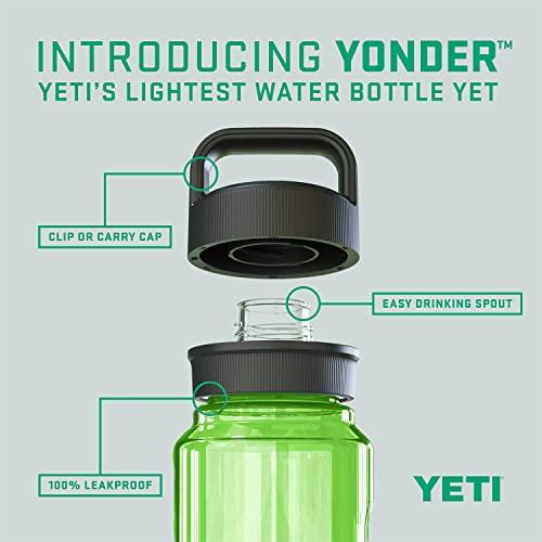 YETI YONDER 750 ML/25 OZ WATER BOTTLE WITH YONDER CHUG CAP, CANOPY GREEN | YETI | 01