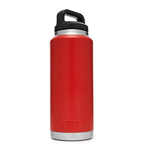 YETI RAMBLER 36 OZ BOTTLE, VACUUM INSULATED, STAINLESS STEEL WITH TRIPLEHAUL CAP, CANYON RED | YETI | 01