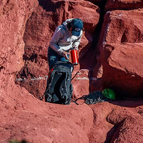 YETI RAMBLER 36 OZ BOTTLE, VACUUM INSULATED, STAINLESS STEEL WITH TRIPLEHAUL CAP, CANYON RED | YETI | 04