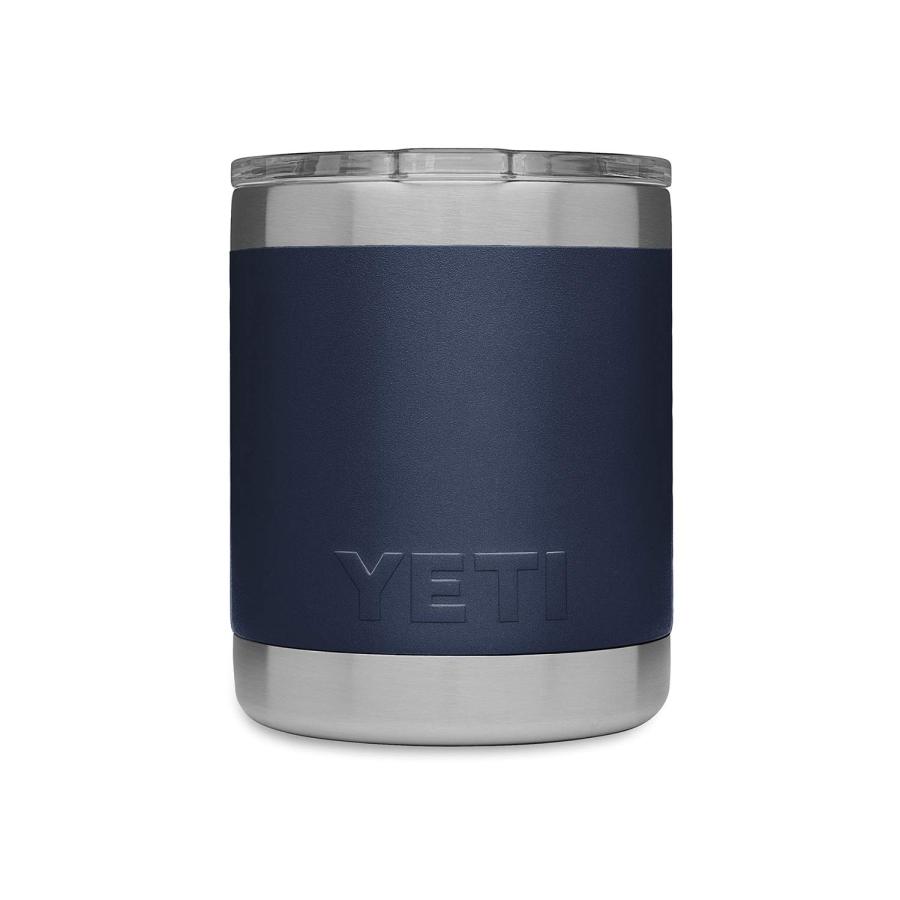 YETI Rambler 10オンス ローボール マグスライダー蓋付き 真空断熱 ステンレス製、ネイビー | YETI | 04