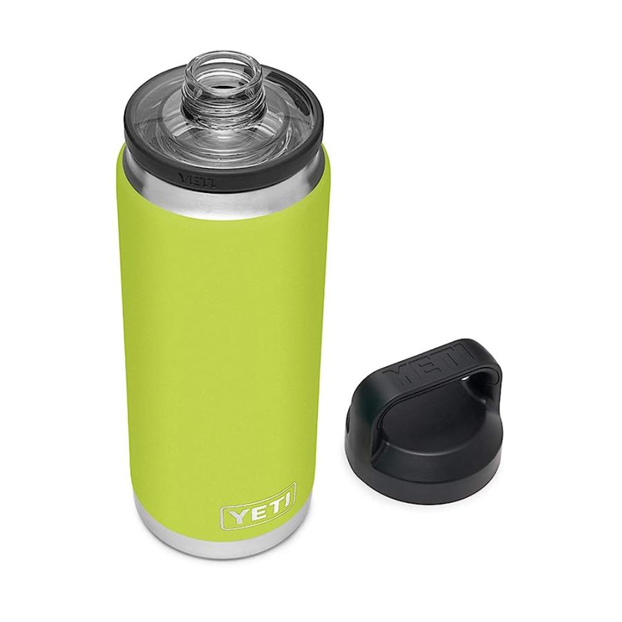 YETI RAMBLER 26 OZ BOTTLE, VACUUM INSULATED, STAINLESS STEEL WITH CHUG CAP, CHARTREUSE | YETI