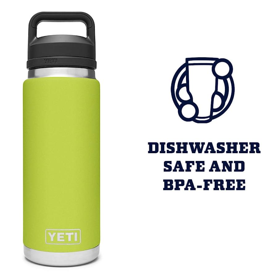 YETI RAMBLER 26 OZ BOTTLE, VACUUM INSULATED, STAINLESS STEEL WITH CHUG CAP, CHARTREUSE | YETI | 04