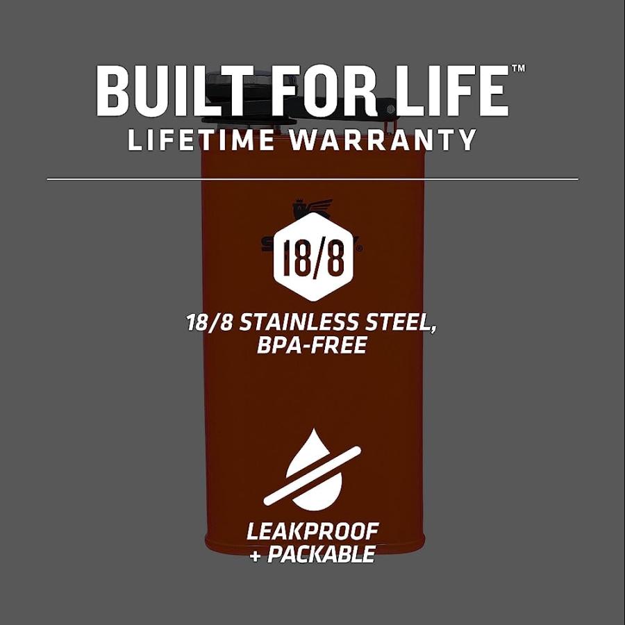 STANLEY X MOSSY OAK CLASSIC FLASK 8OZ WITH NEVER-LOSE CAP, WIDE MOUTH STAINLESS STEEL HIP FLASK FOR EASY FILLING & POURING, INSULATED BPA-FREE LE | STANLEY | 01