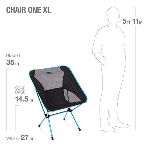 HELINOX CHAIR ONE XL LIGHTWEIGHT, PORTABLE, COLLAPSIBLE CAMPING CHAIR, BLACK | Helinox | 05