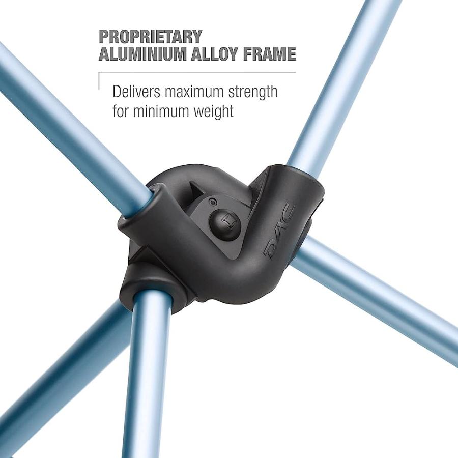 HELINOX CHAIR TWO ULTRALIGHT, HIGH-BACK, COLLAPSIBLE CAMPING CHAIR, BLUE BLOCK, WITH POCKETS | Helinox | 06