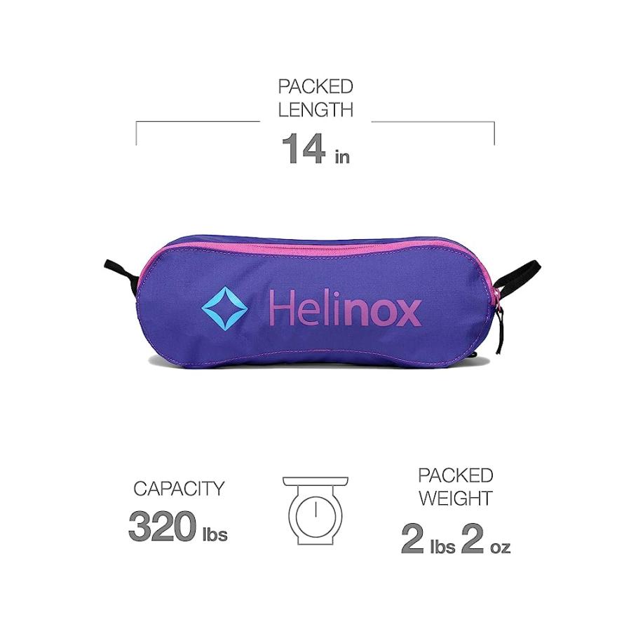HELINOX CHAIR ONE ORIGINAL LIGHTWEIGHT, COMPACT, COLLAPSIBLE CAMPING CHAIR, MULTI BLOCK '23 | Helinox | 01