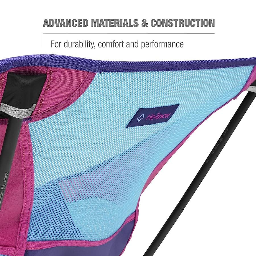 HELINOX CHAIR ONE ORIGINAL LIGHTWEIGHT, COMPACT, COLLAPSIBLE CAMPING CHAIR, MULTI BLOCK '23 | Helinox | 06