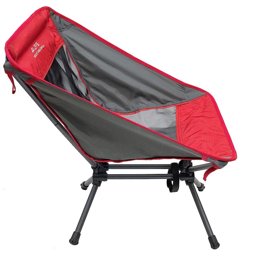 ALPS MOUNTAINEERING SIMMER CAMPING CHAIR, ONE SIZE, SALSA/CHARCOAL | ALPS MOUNTAINEERING | 01