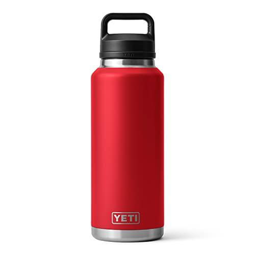 YETI RAMBLER 46 OZ BOTTLE, VACUUM INSULATED, STAINLESS STEEL WITH CHUG CAP, RESCUE RED | YETI | 02
