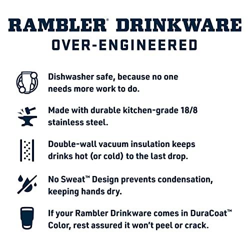 YETI RAMBLER 46 OZ BOTTLE, VACUUM INSULATED, STAINLESS STEEL WITH CHUG CAP, RESCUE RED | YETI | 03