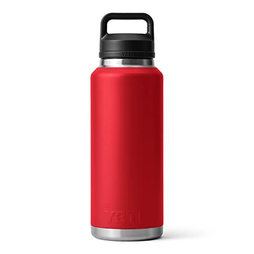 YETI RAMBLER 46 OZ BOTTLE, VACUUM INSULATED, STAINLESS STEEL WITH CHUG CAP, RESCUE RED | YETI | 06