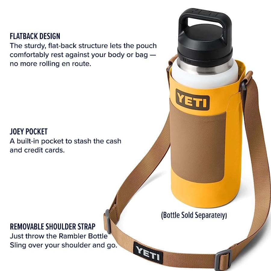 YETI LARGE BOTTLE SLING FOR RAMBLER 26 & 36 OZ. BOTTLES, ALPINE YELLOW | YETI | 01