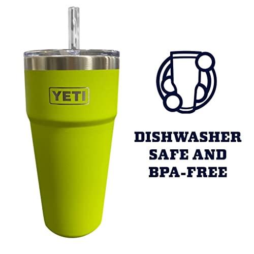 YETI RAMBLER 26 OZ STRAW CUP, VACUUM INSULATED, STAINLESS STEEL WITH STRAW LID, CHARTREUSE | YETI | 02