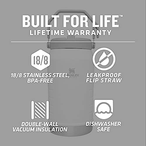 STANLEY ICEFLOW STAINLESS STEEL WATER JUG WITH STRAW, VACUUM INSULATED WATER BOTTLE FOR HOME AND OFFICE, REUSABLE TUMBLER WITH STRAW LEAKPROOF FL | STANLEY | 01