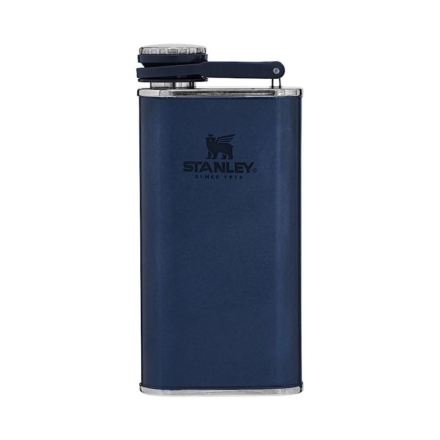STANLEY EASY-FILL WIDE MOUTH FLASK, BLUE, 8OZ | STANLEY