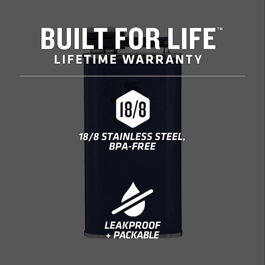 STANLEY EASY-FILL WIDE MOUTH FLASK, BLUE, 8OZ | STANLEY | 01