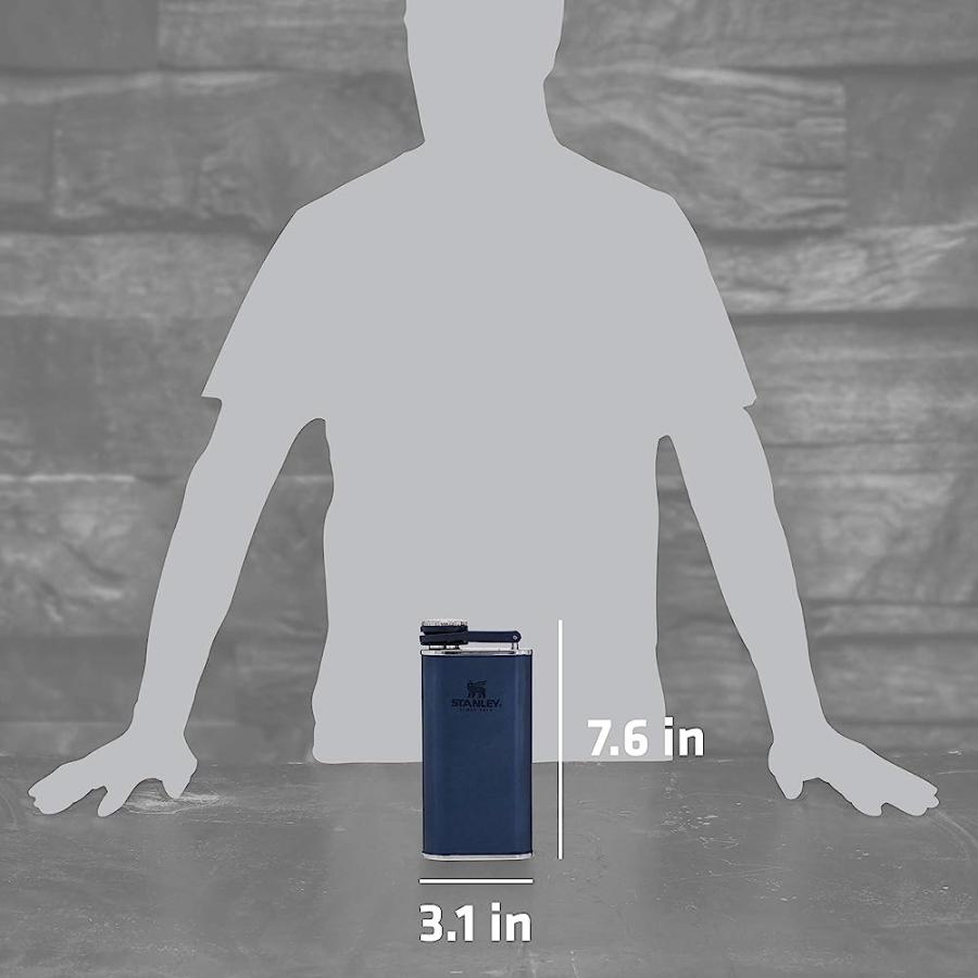 STANLEY EASY-FILL WIDE MOUTH FLASK, BLUE, 8OZ | STANLEY | 04