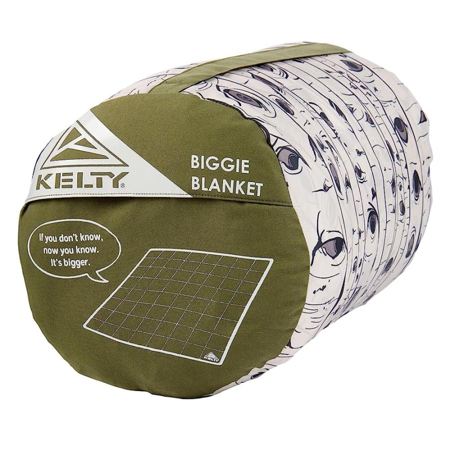 KELTY BIGGIE 2-PERSON INDOOR/OUTDOOR INSULATED CAMPING BLANKET TRAVEL THROW TWO PERSON LARGE SIZE, GROUND COVERING, CONCERT BLANKET, STUFF SACK I | KELTY | 01