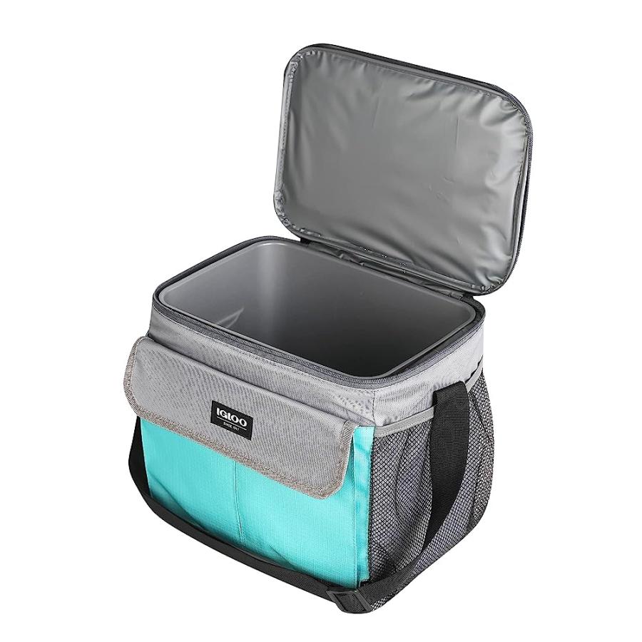 IGLOO HLC ULTRA 12-CAN COOLER- AQUA/GREY | igloo | 04