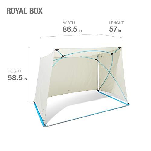 HELINOX ROYAL BOX PORTABLE SUN SHADE AND BEACH SHELTER, SAND CASE | Helinox | 01